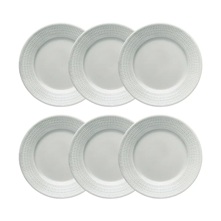 Swedish Grace asiet 17 cm 6-pak Tåge (grå) - Rörstrand