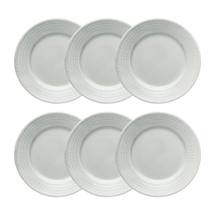 Swedish Grace asiet 17 cm 6-pak - Tåge (grå) - Rörstrand