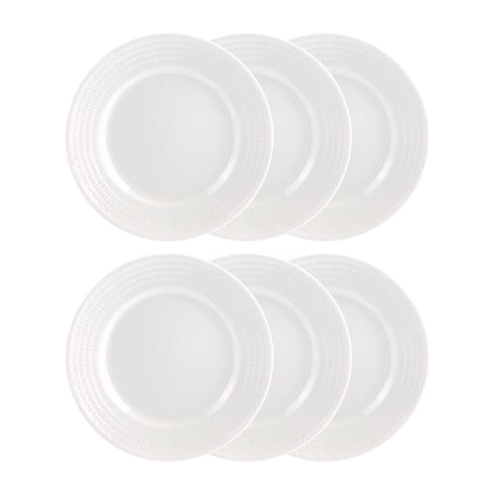 Swedish Grace asiet 17 cm, 6 stk sne-hvid - undefined - Rörstrand