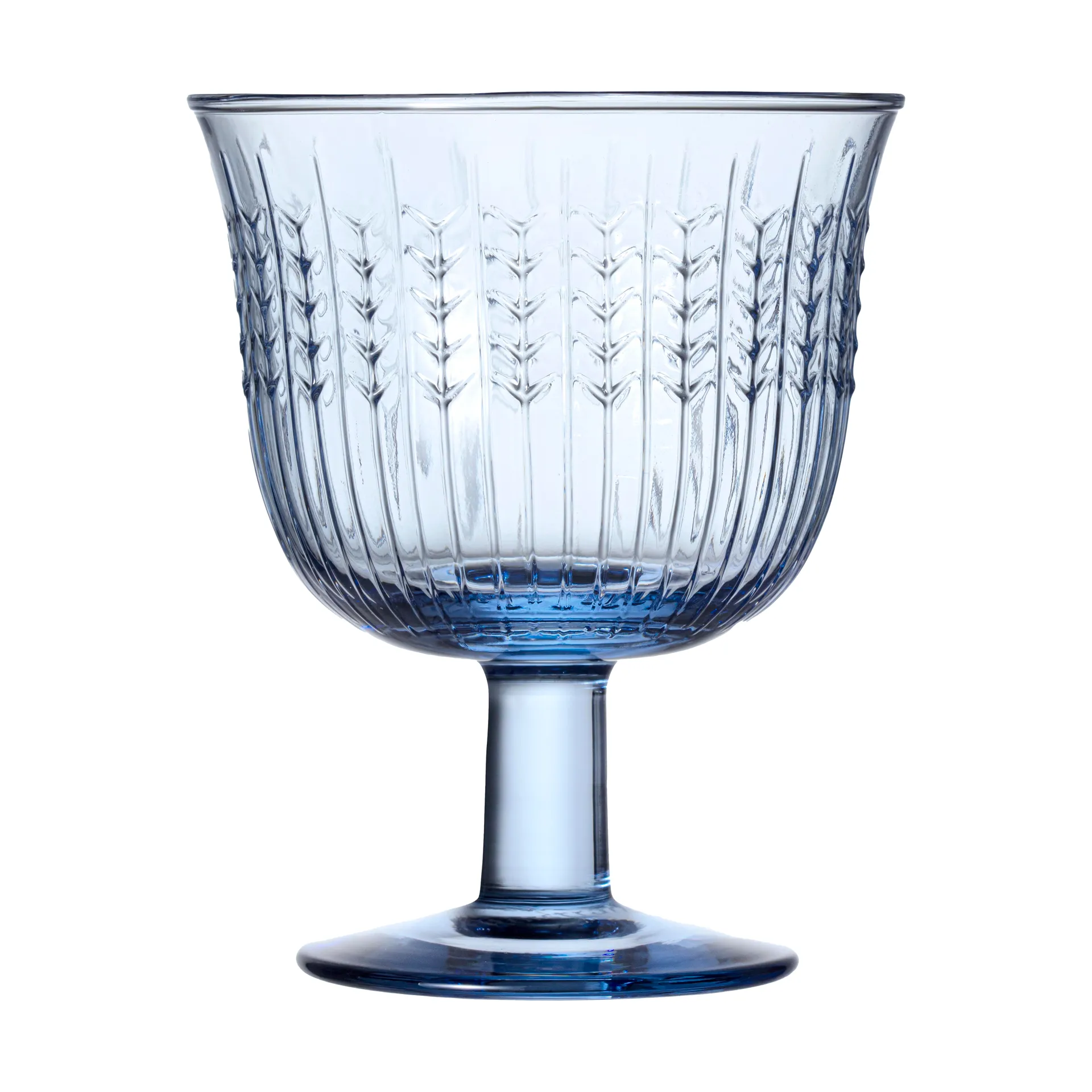 Swedish Grace drikkeglas på fod 25 cl 2-pak, Blå Rörstrand