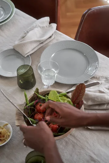 Swedish Grace dyb tallerken 25 cm 6-pak Tåge(grå) - Rörstrand