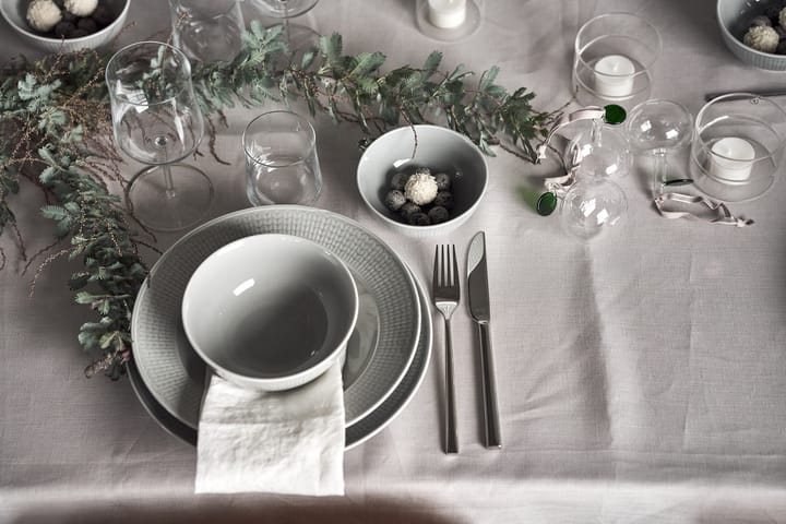 Swedish Grace dyb tallerken 25 cm 6-pak Tåge(grå) Rörstrand