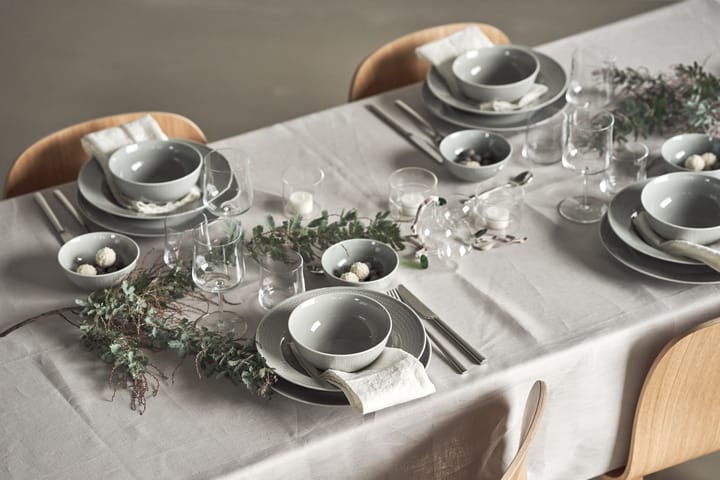 Swedish Grace dyb tallerken 25 cm 6-pak Tåge(grå) Rörstrand