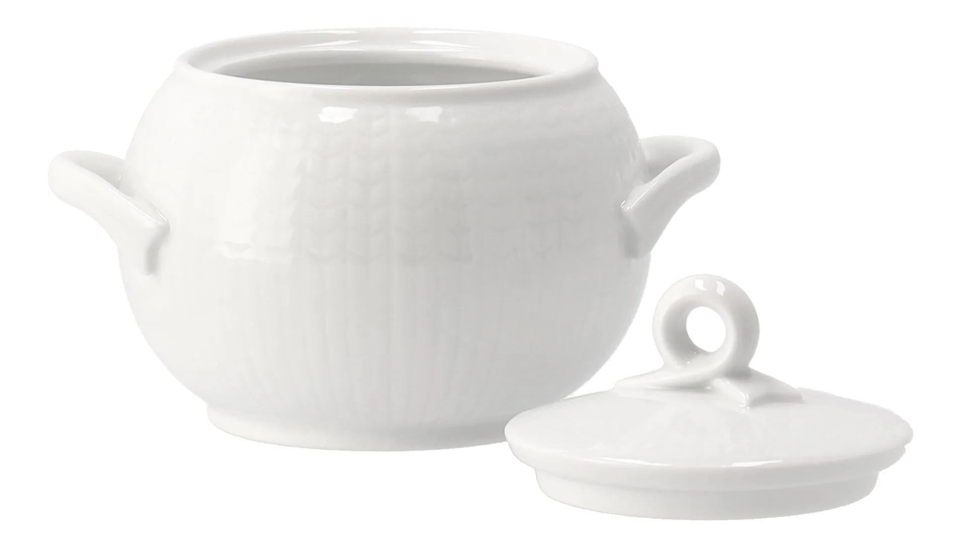 Swedish Grace skål med låg 40 cl, Sne (hvid) Rörstrand