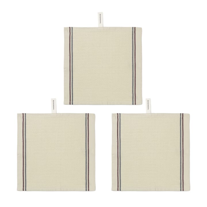 Delta karklud 30x30 cm 3-pak, Sand Rosendahl