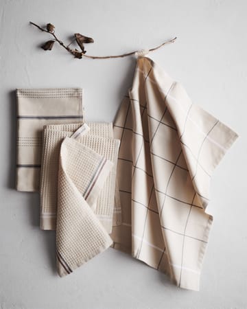 Delta karklud 30x30 cm 3-pak - Sand - Rosendahl