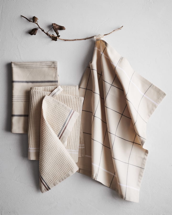 Delta karklud 30x30 cm 3-pak, Sand Rosendahl