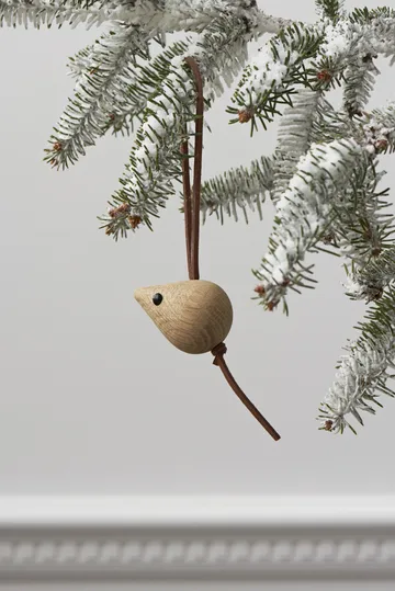 Forest tales mus juleophæng 4 cm - Eg - Rosendahl