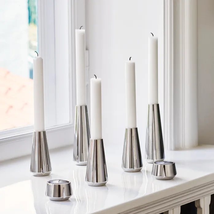 Grand Cru lysestage 10 cm, Krom Rosendahl