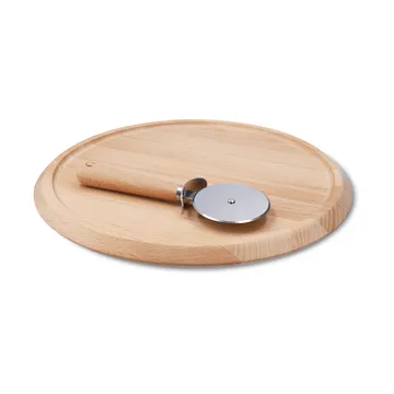 Grand Cru pizzabræt og pizzaskærer - Bøg, Ø35 cm - Rosendahl