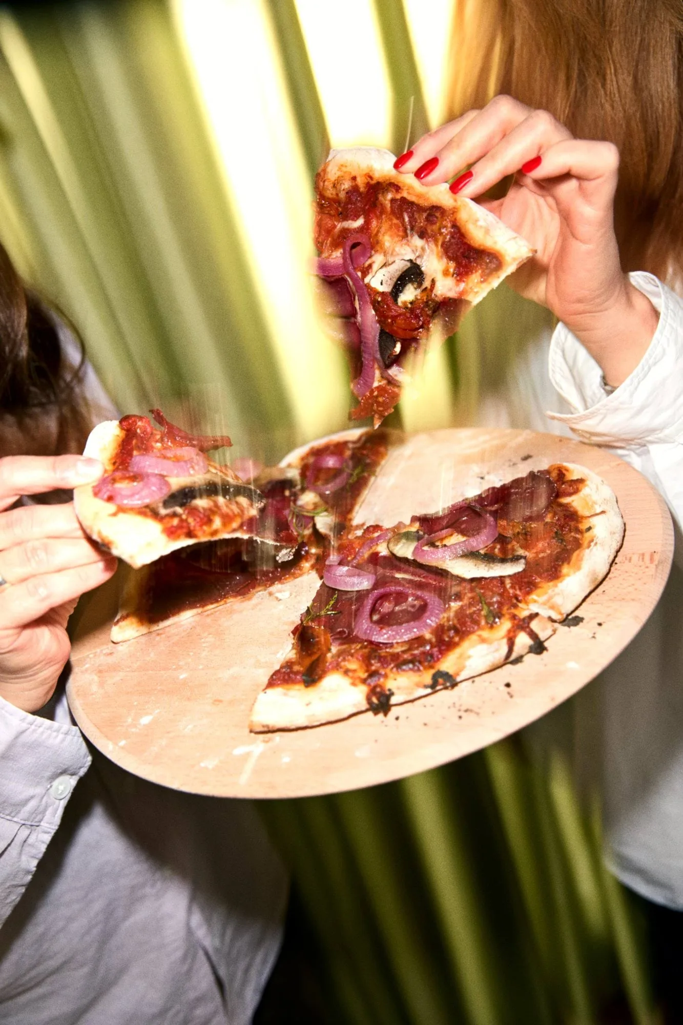 Grand Cru pizzabræt og pizzaskærer, Bøg, Ø35 cm Rosendahl