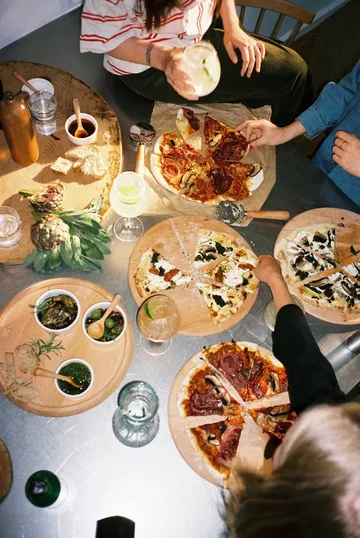 Grand Cru pizzabræt og pizzaskærer - Bøg, Ø35 cm - Rosendahl