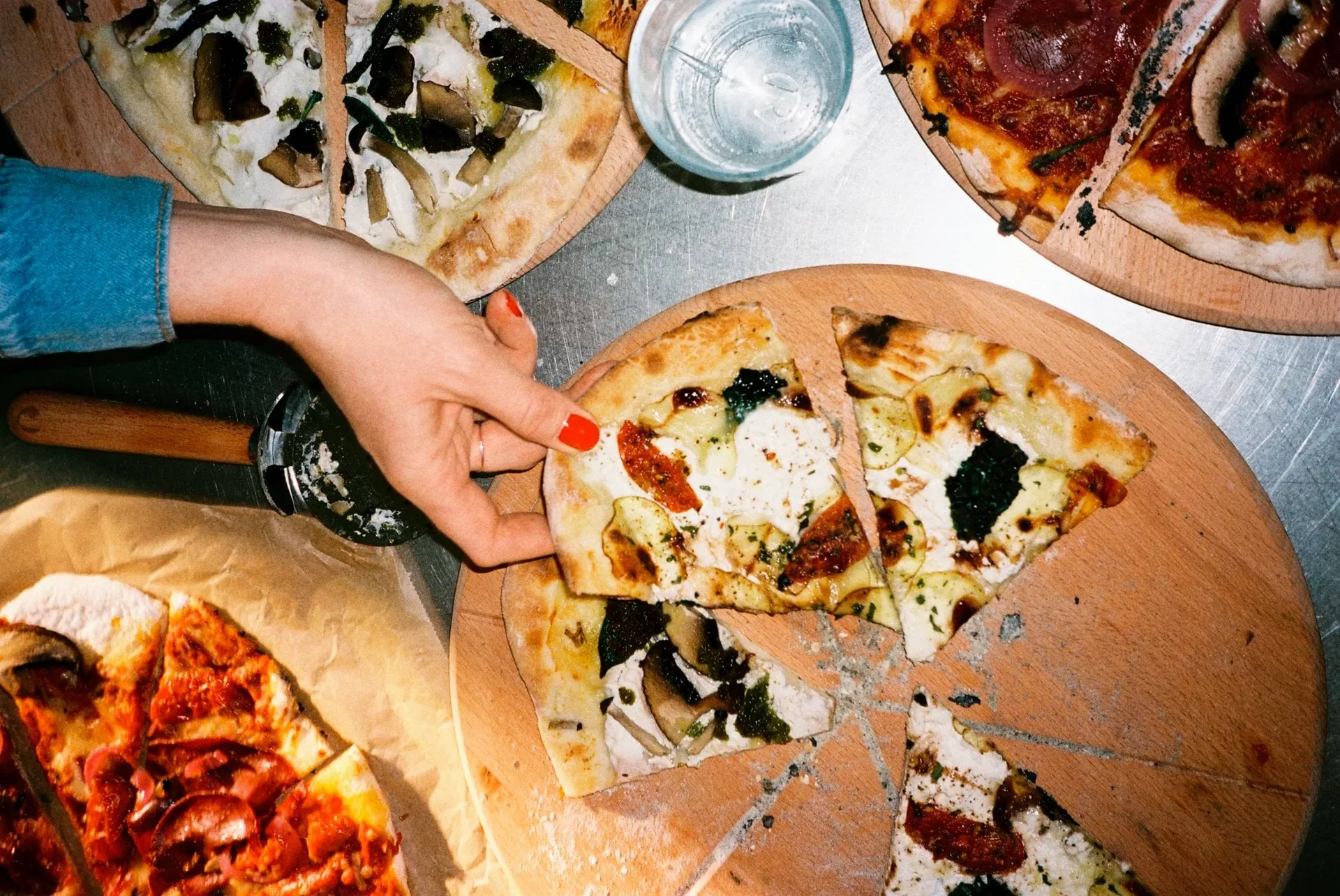 Grand Cru pizzabræt og pizzaskærer, Bøg, Ø35 cm Rosendahl