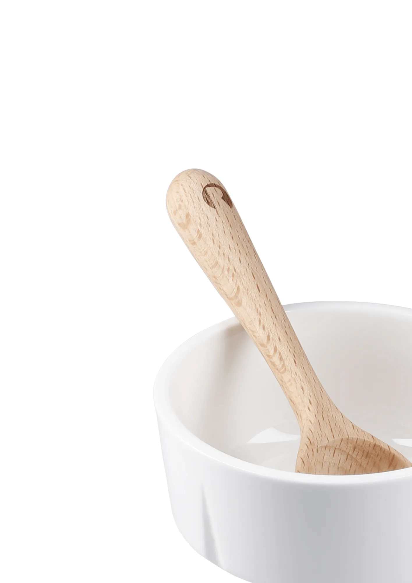 Grand Cru snackskål og ske, Hvid, Ø9 cm Rosendahl