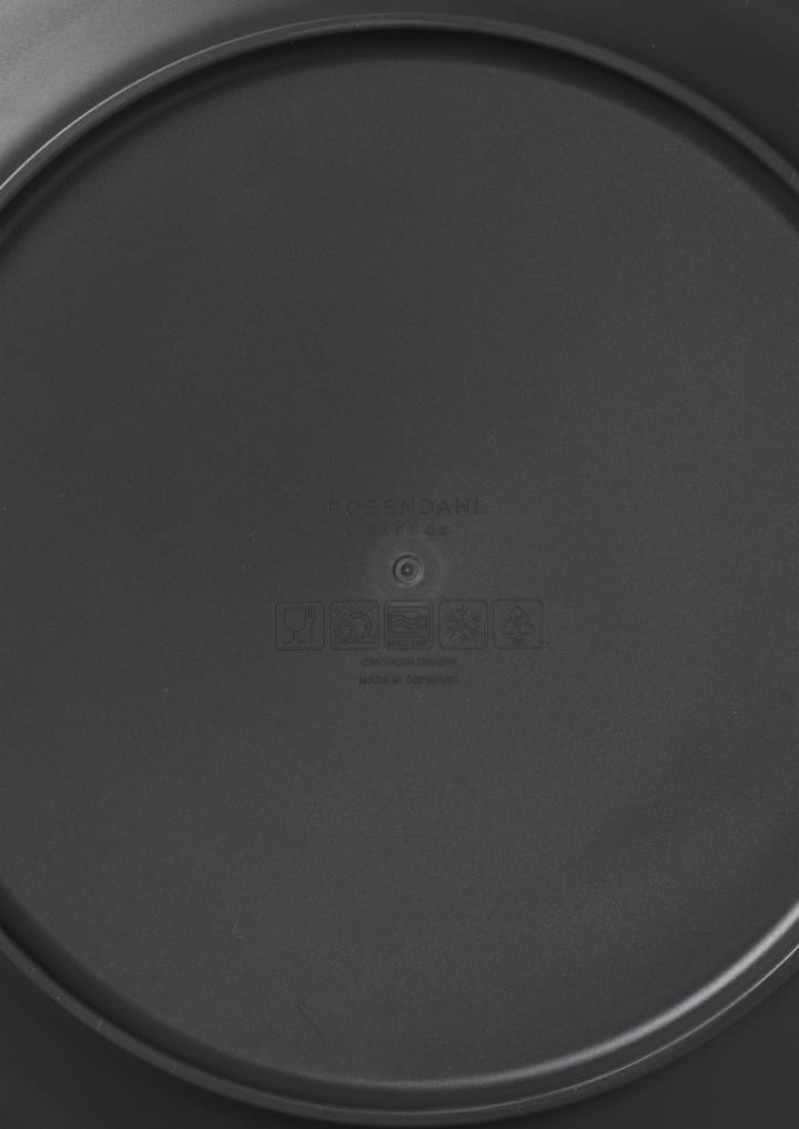 Grand Cru Take melamintallerken Ø26 cm 2-pak, Grå Rosendahl