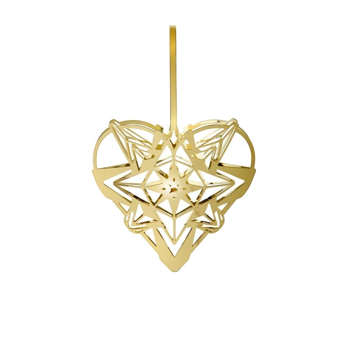Karen Blixen hjerteophæng 12.8 cm, guld Rosendahl