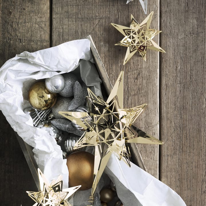 Karen Blixen juletræsstjerne, guld Rosendahl