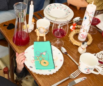 Karen Blixen trillestjerne juleophæng 8 cm - Forgyldt - Rosendahl