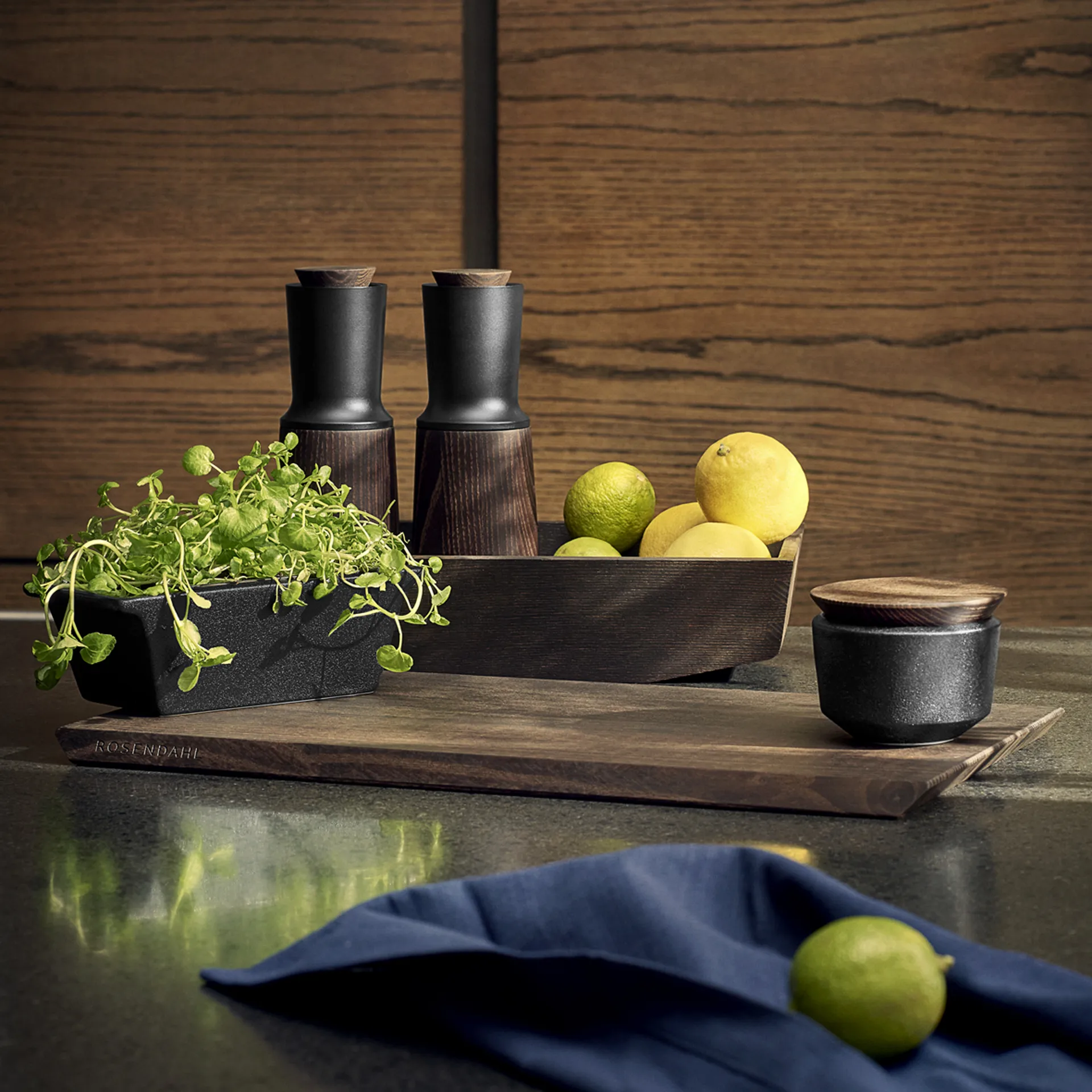 Rå skærebræt 44x25 cm, Termo Ask Rosendahl