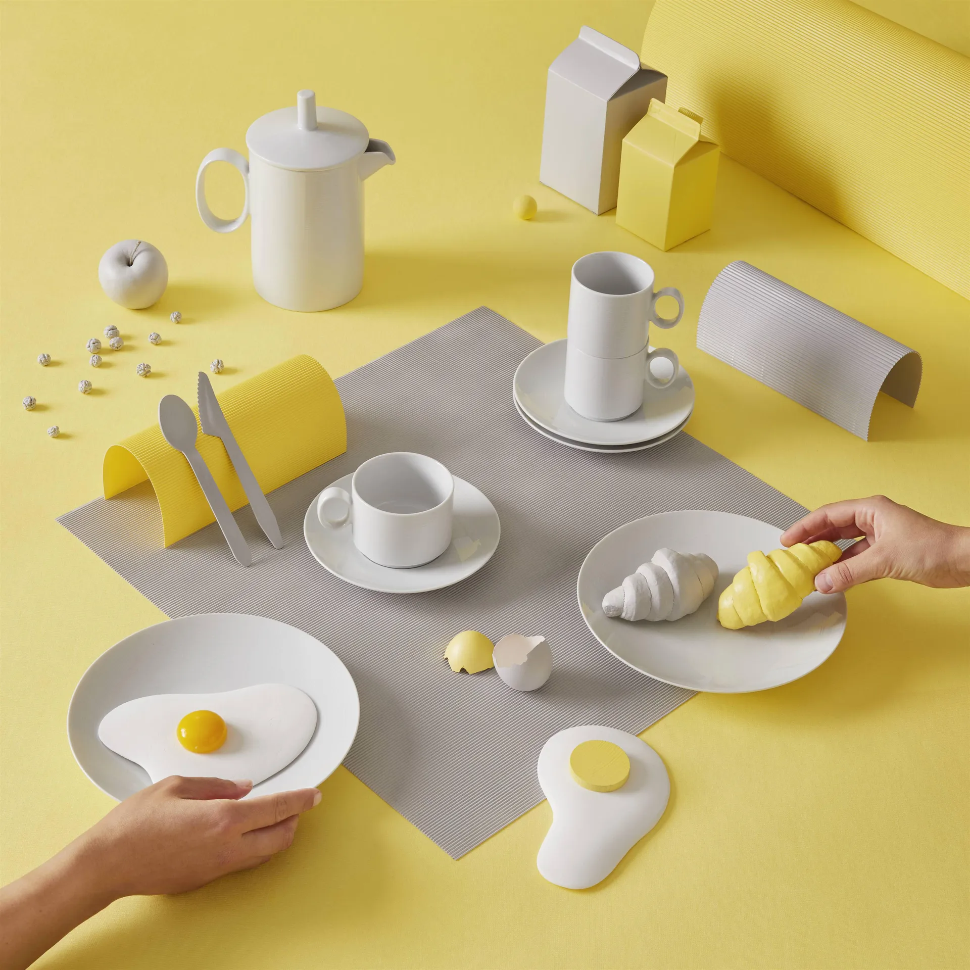 Loft tallerken hvid, Ø22 cm Rosenthal