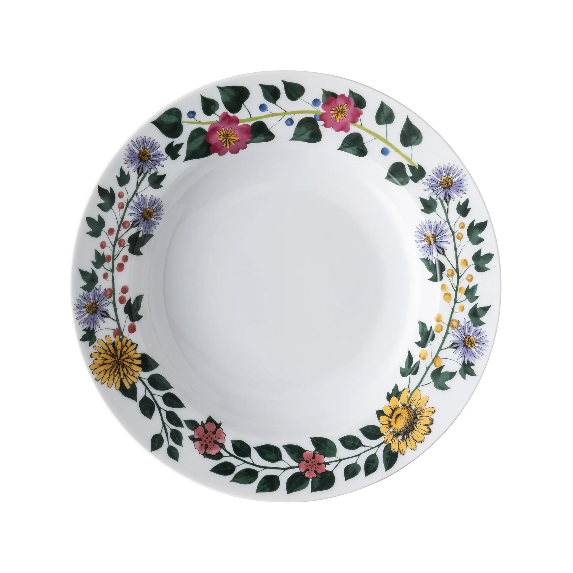 Magic Garden Blossom dyb tallerken 23 cm, Multi Rosenthal