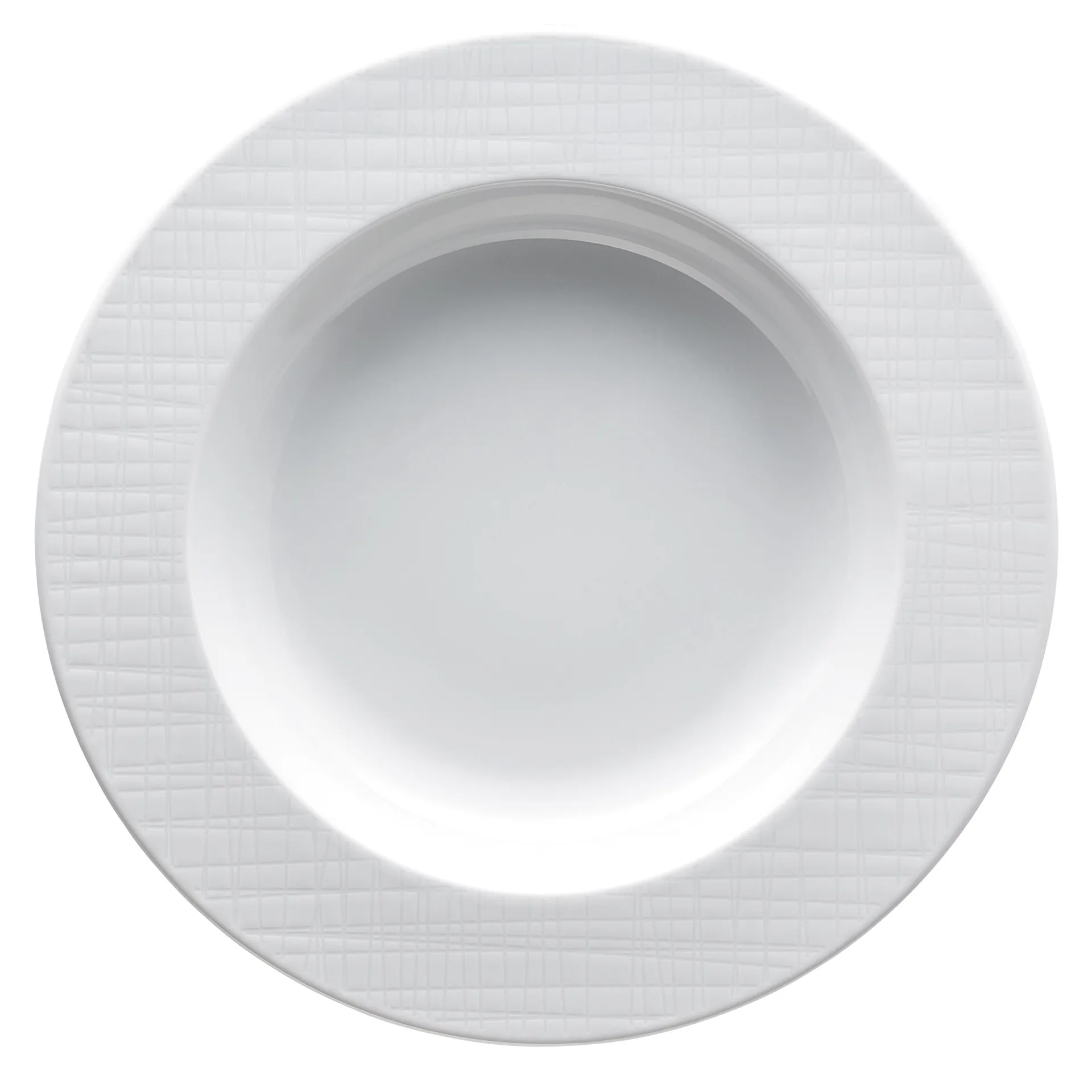 Mesh Rim dyb tallerken 23 cm, Hvid Rosenthal