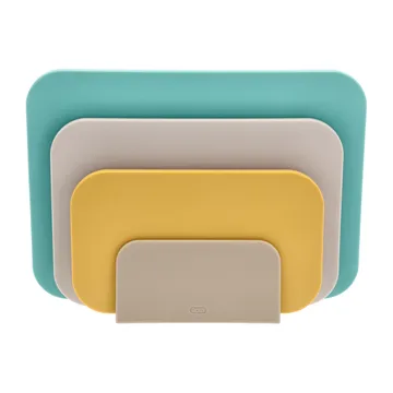 Choptima skærebræt sæt m/3 dele og holder - Ocean - Rosti