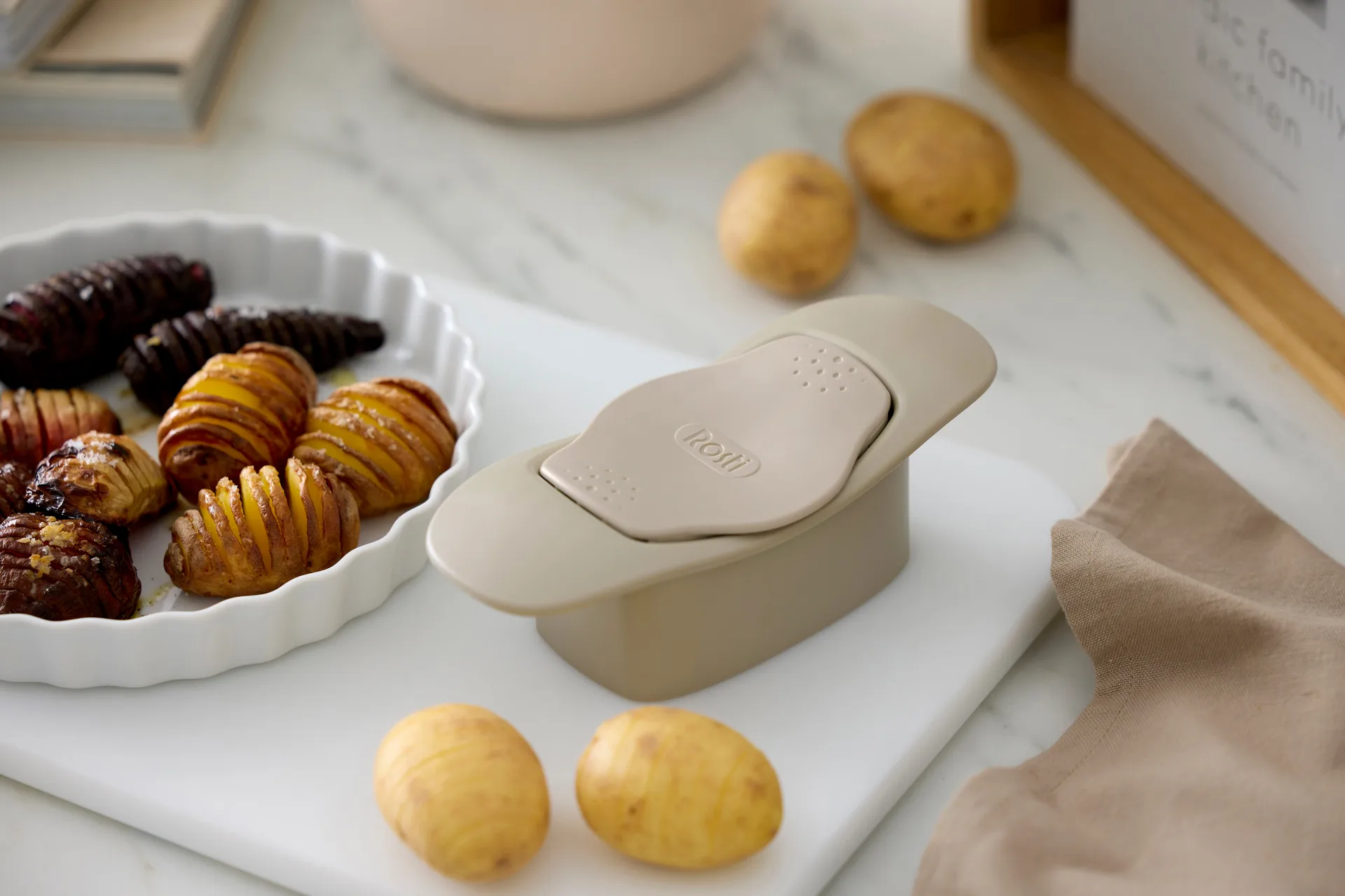 Classic hasselbackskærer, Humus Rosti