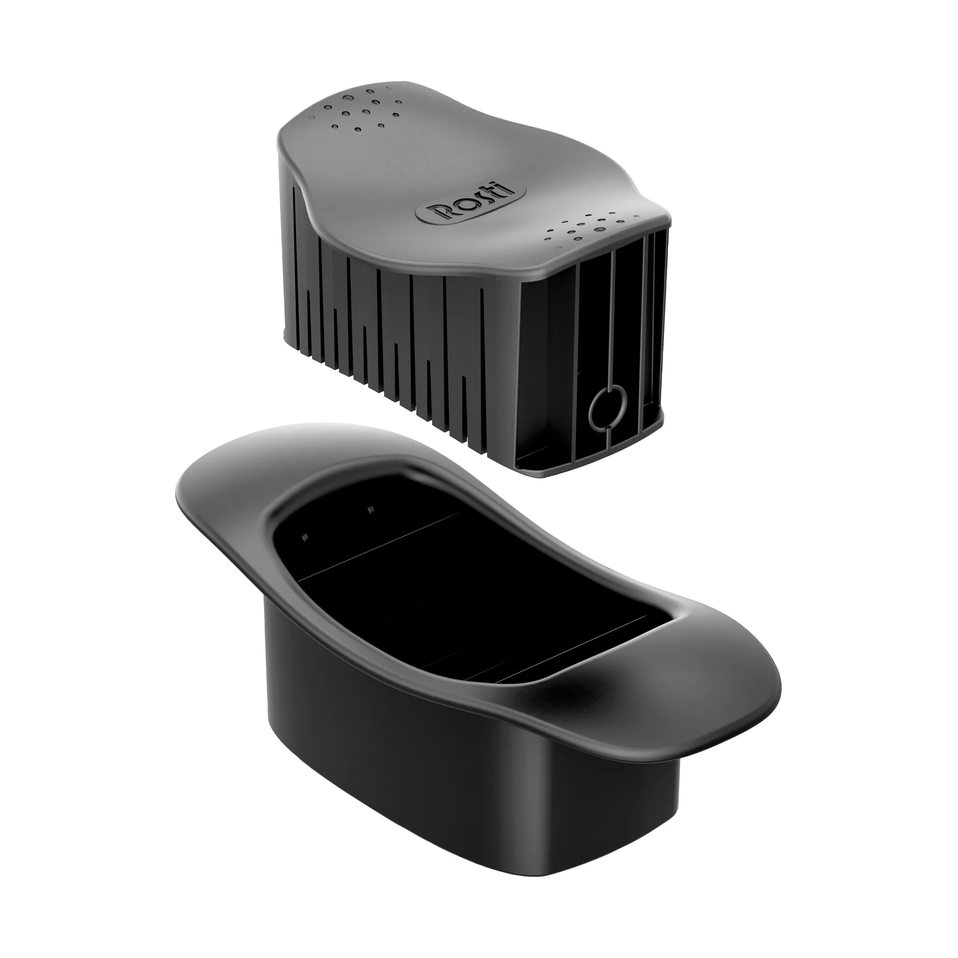 Classic hasselbackskærer, Sort Rosti