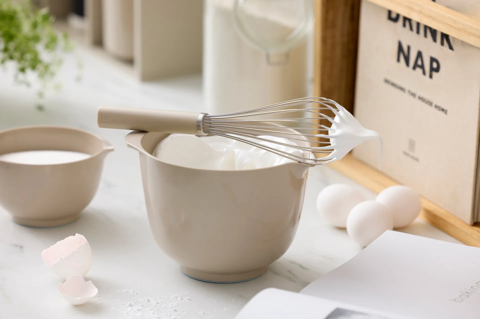 Emma ballonpisker stål 27 cm, Humus Rosti