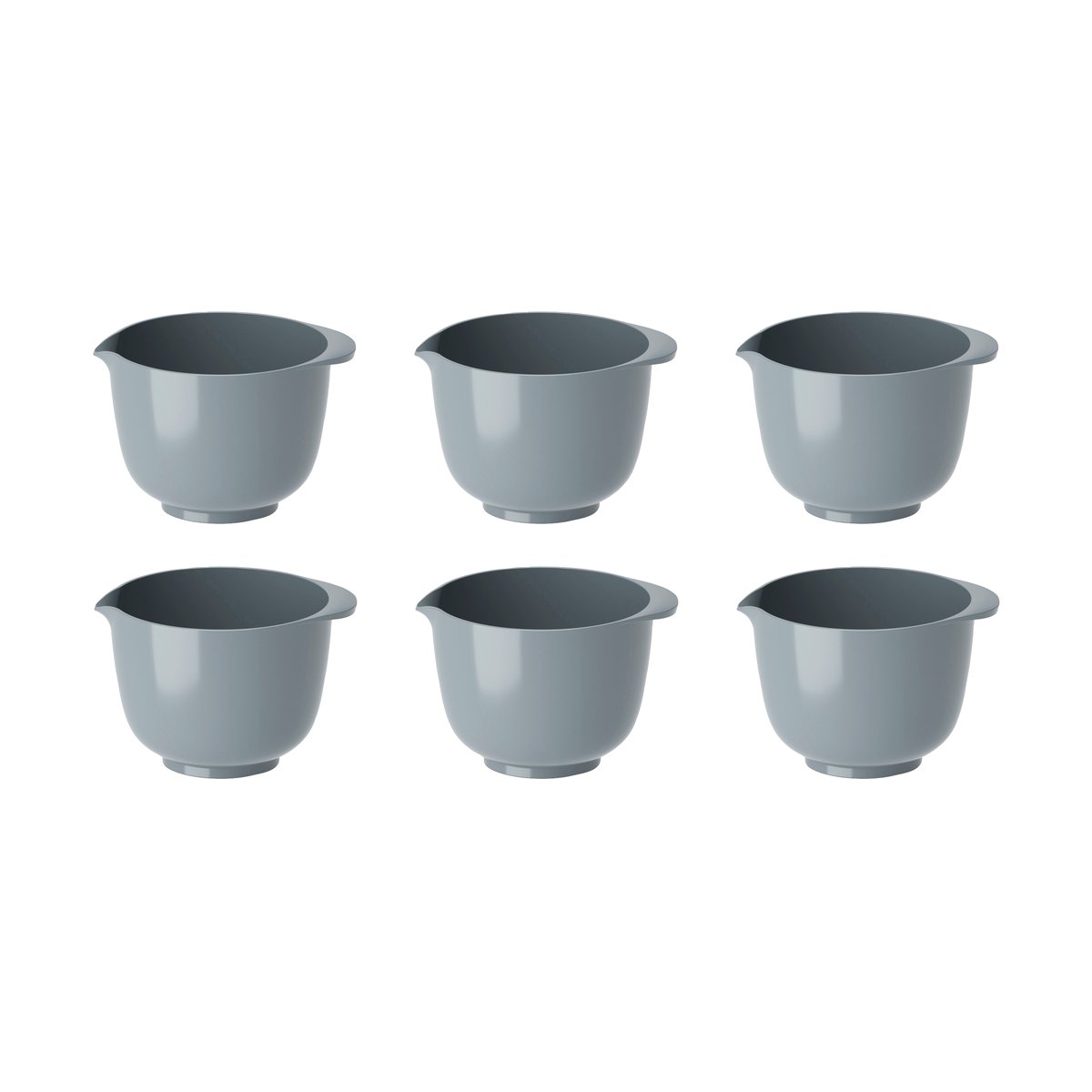 Rosti Margrethe miniskål 25 ml 6-pak Dusty blue | Skandinavisk Design | Skåle & blandeskåle | Blå