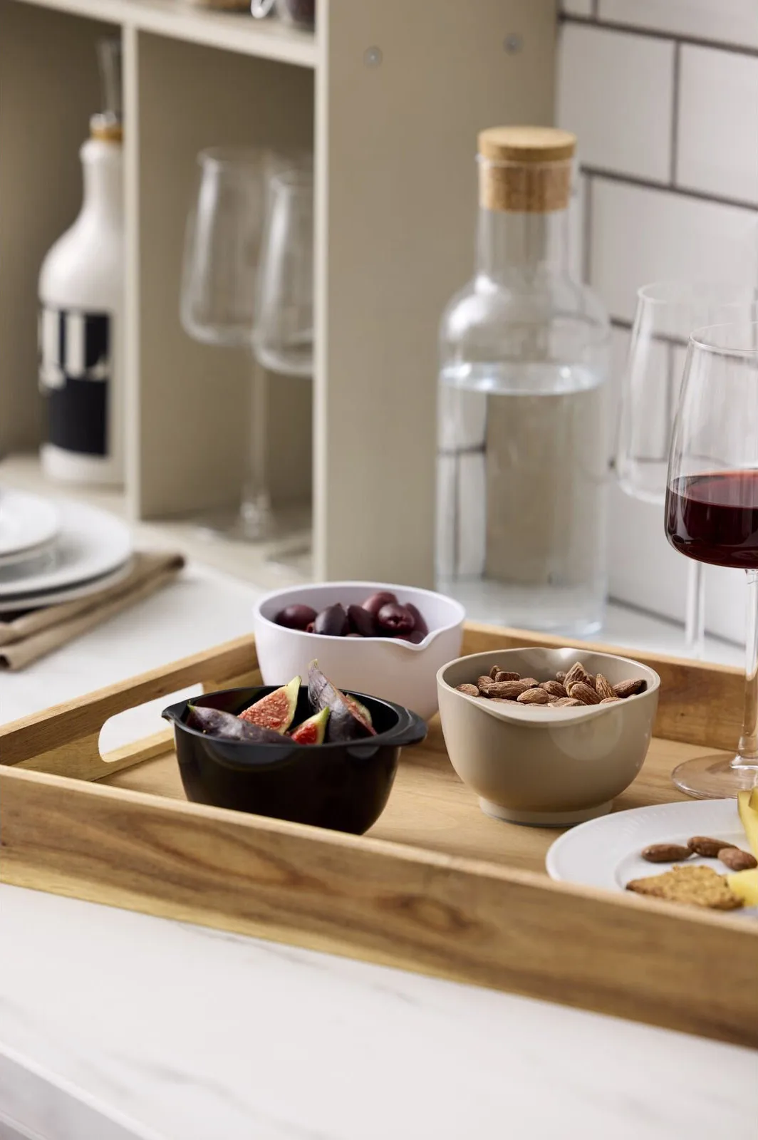 Margrethe miniskål 25 ml 6-pak, Hvid Rosti