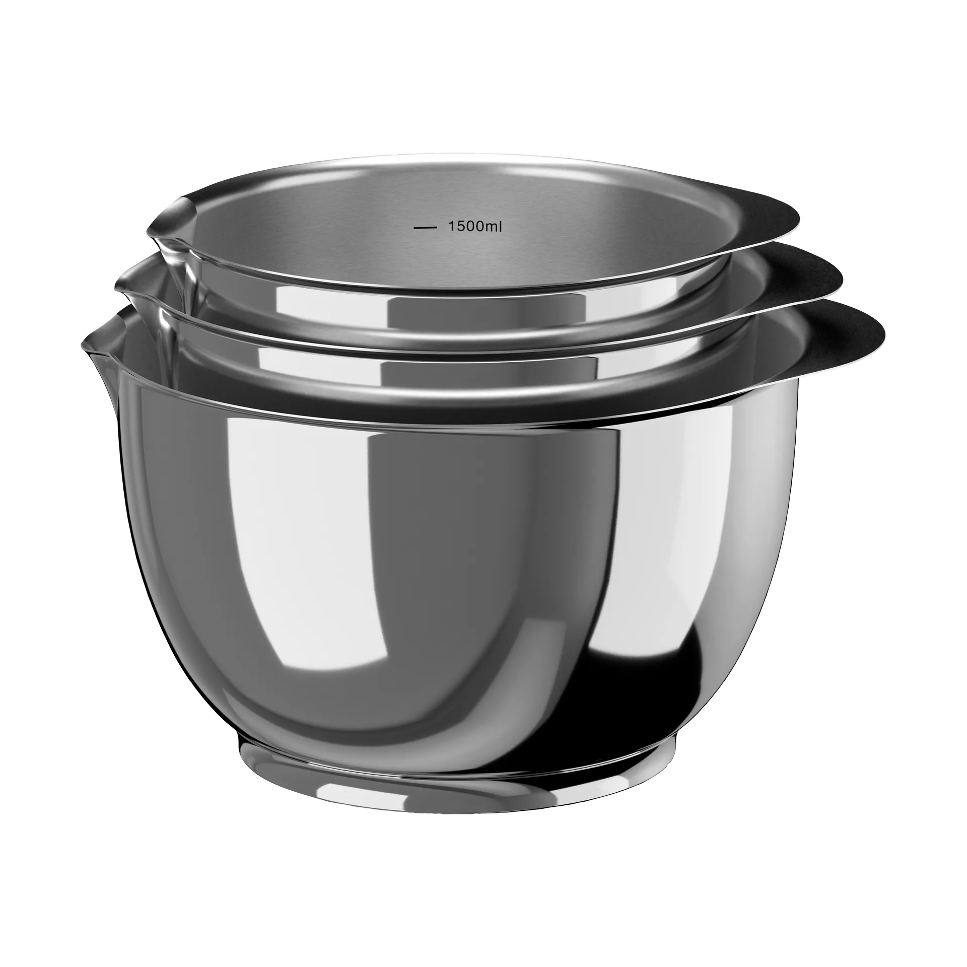 Margrethe skålsæt 3 stk., Rustfrit stål Rosti