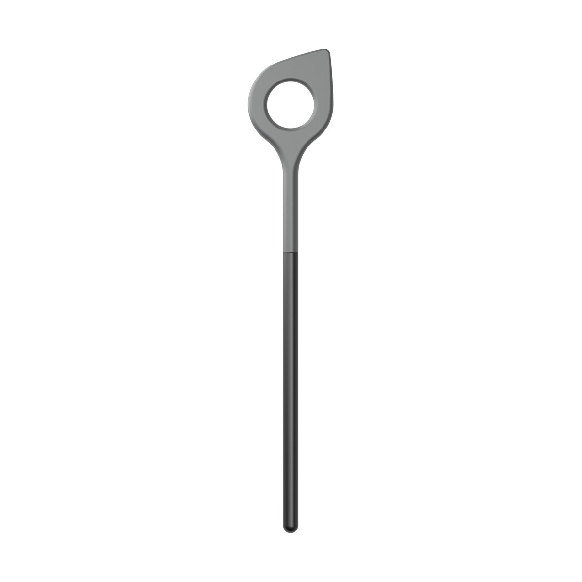 Rosti Optima grydeske med hul 31x55 cm Sort | Skandinavisk Design | Suppeskeer & skeer | Sort