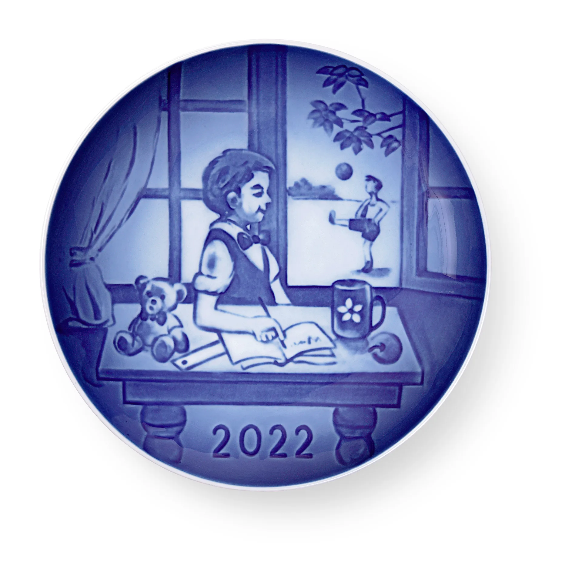 Bing & GrøndahL barnets dag platte 2022, Hvid Royal Copenhagen