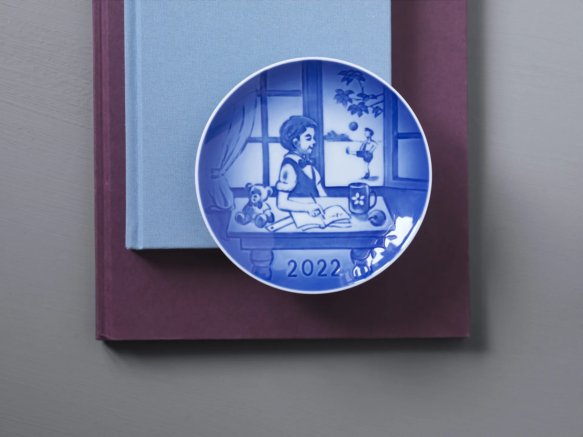 Bing & GrøndahL barnets dag platte 2022, Hvid Royal Copenhagen