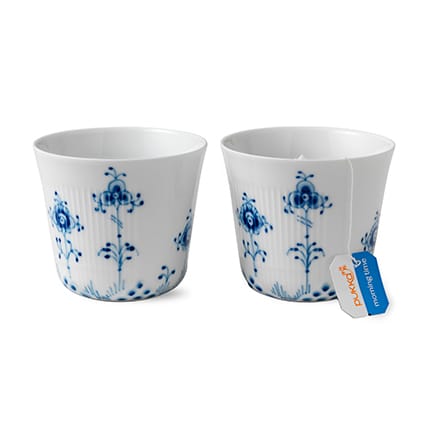 Blå Elements krus 2 stk, 25 cl Royal Copenhagen