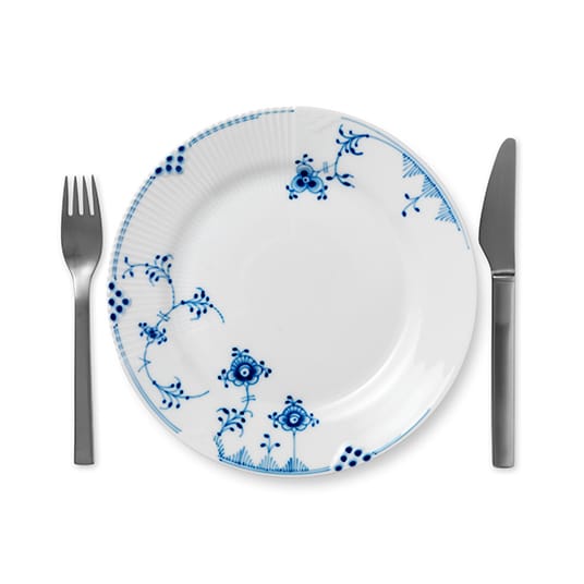 Blå Elements tallerken, Ø 22 cm Royal Copenhagen