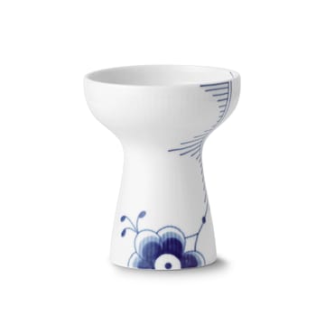 Blå Mega Riflet åben vase - 15 cm - Royal Copenhagen