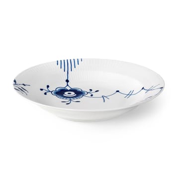 Blå Mega Riflet dyb tallerken - Ø27 cm - Royal Copenhagen