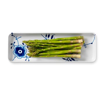 Blå Mega Riflet fad - 36 cm - Royal Copenhagen