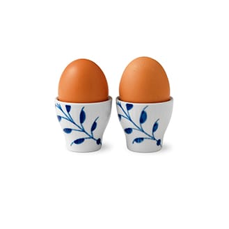 Blå Mega Riflet æggebæger, 2 stk, 4,8 cm Royal Copenhagen