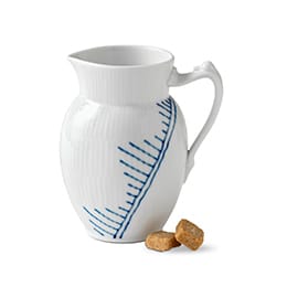Blå Mega Riflet kande, 38 cl Royal Copenhagen
