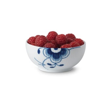 Blå Mega Riflet skål - 11,5 cm - Royal Copenhagen
