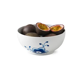 Blå Mega Riflet skål, Ø 15 cm Royal Copenhagen