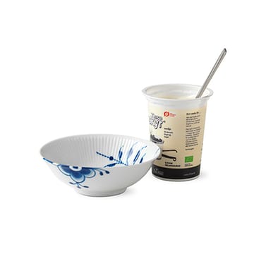 Blå Mega Riflet skål - Ø 16 cm - Royal Copenhagen