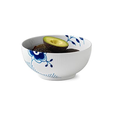 Blå Mega Riflet skål, Ø 18 cm Royal Copenhagen