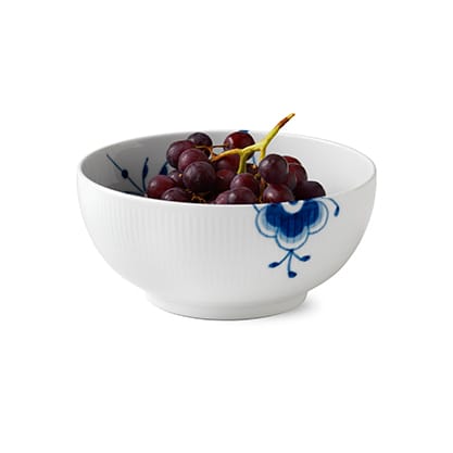 Blå Mega Riflet skål, Ø 21 cm Royal Copenhagen