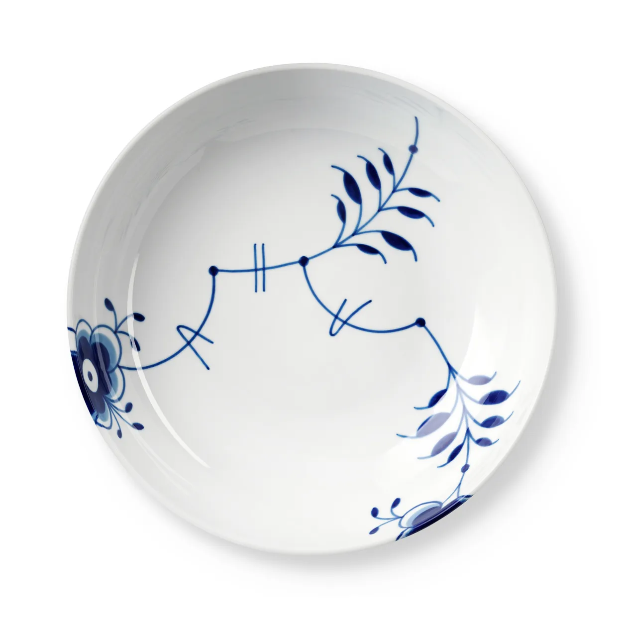 Royal Copenhagen Blå Mega Riflet skål Ø27,7 cm