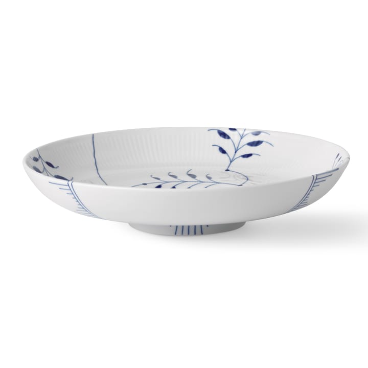 Blå Mega Riflet skål, 34 cm Royal Copenhagen